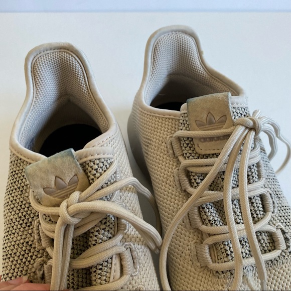 Adidas Tubular Knit Sneakers in Shadow Tan C012 - Picture 4 of 10